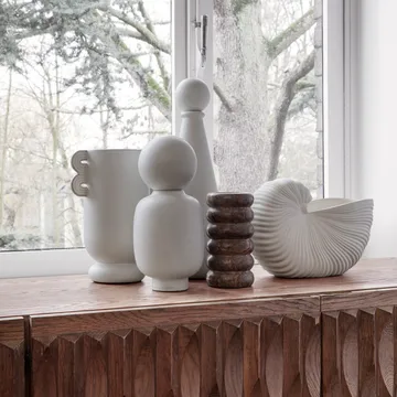 Bendum vase - Brun marmor - Ferm Living