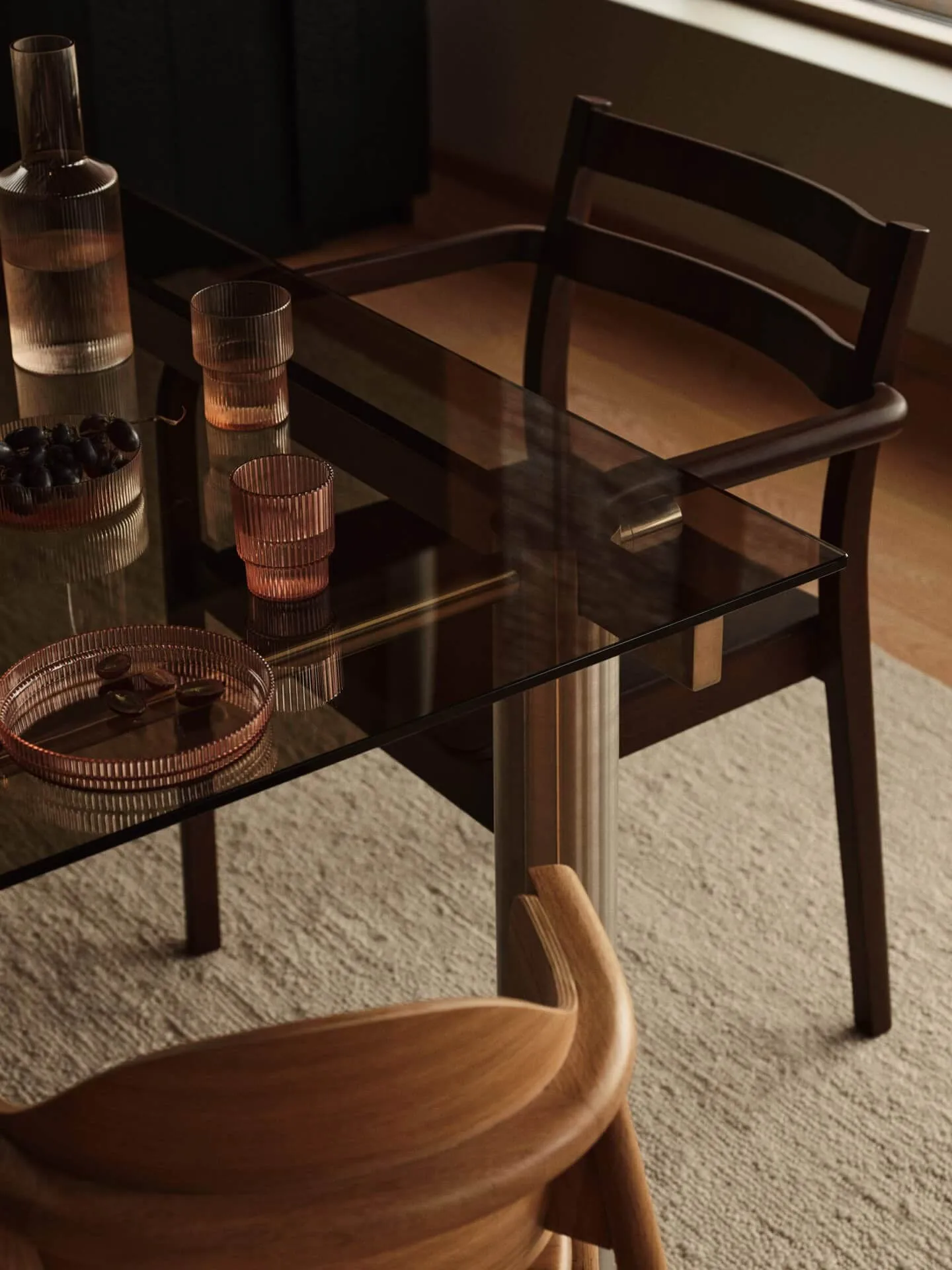Boda karmstol, Dark stained beech Ferm Living