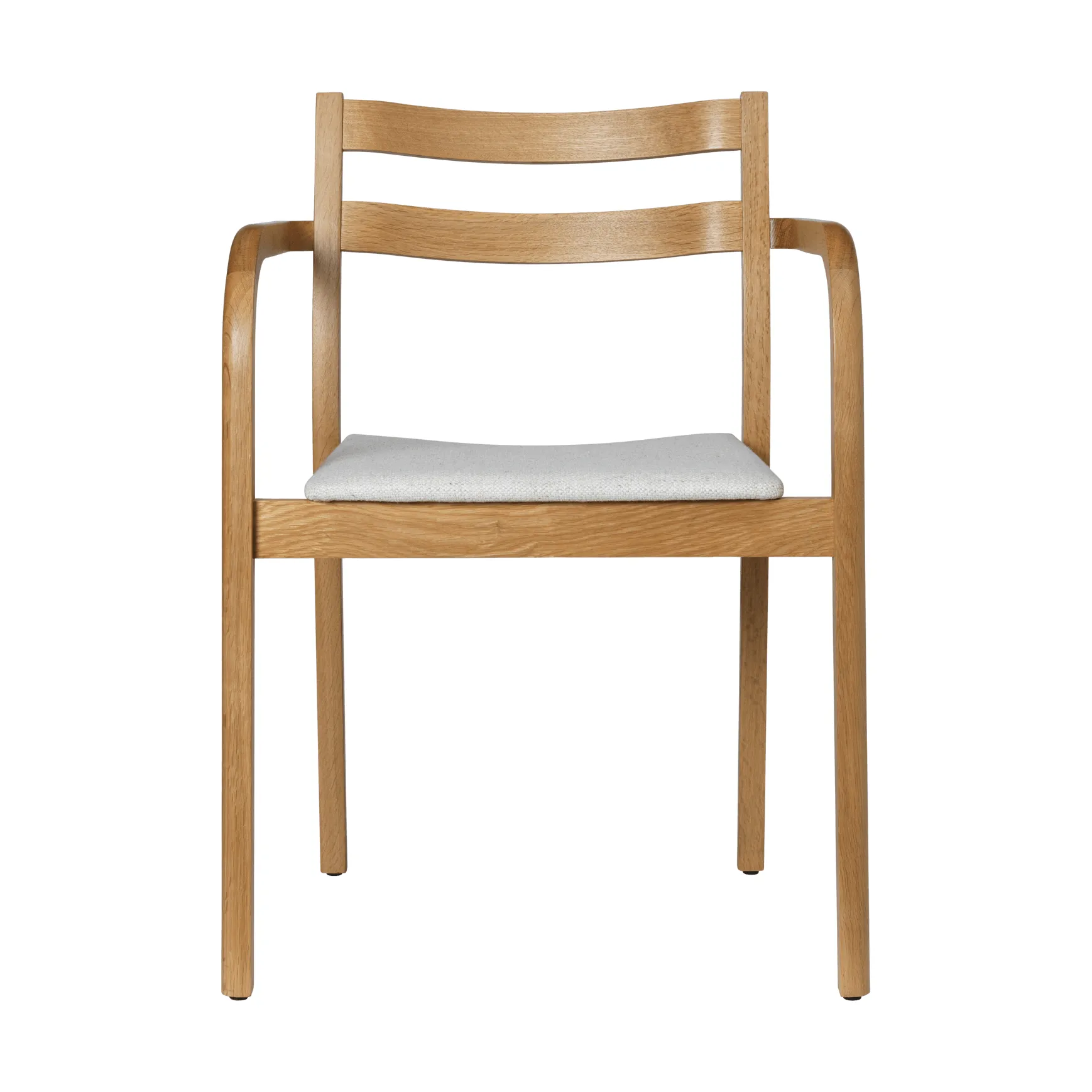 Boda karmstol, Polstret sete, natural oak-off-white Ferm Living