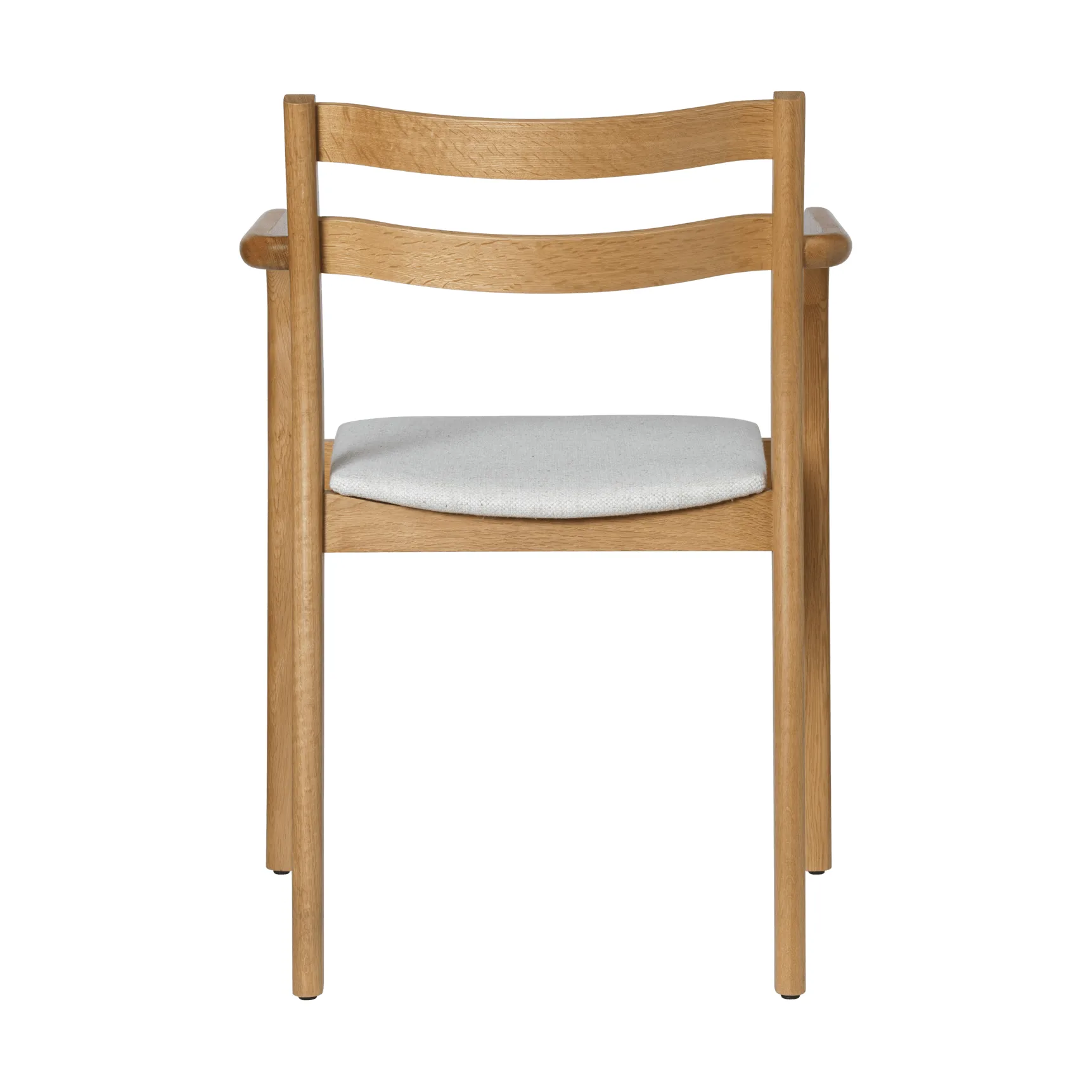 Boda karmstol, Polstret sete, natural oak-off-white Ferm Living