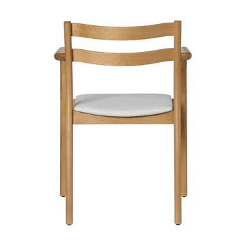 Boda karmstol - Polstret sete, natural oak-off-white - Ferm Living