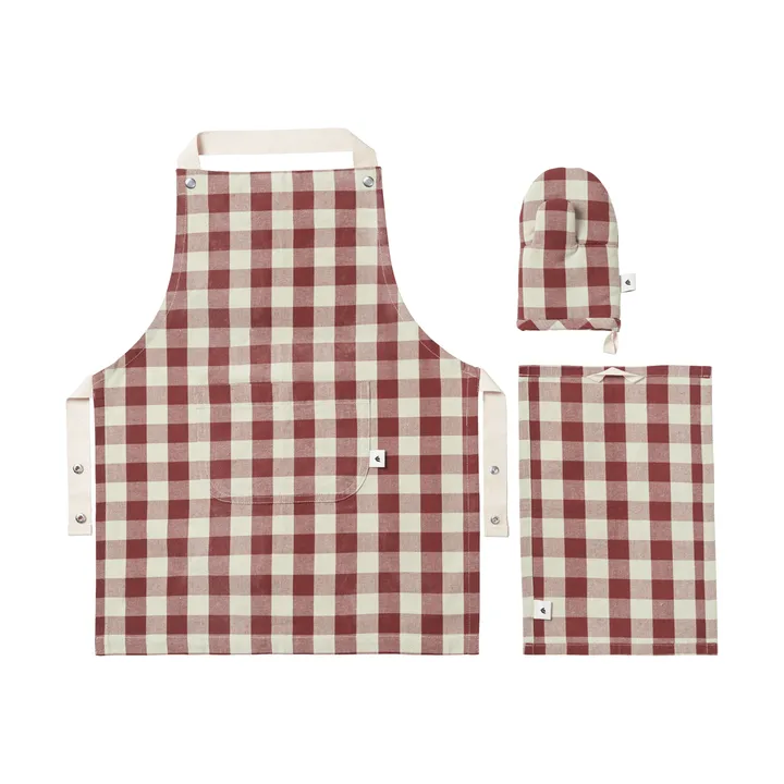 Bothy kjøkkensett for barn - 3 deler, cinnamon-grey-green - Ferm Living