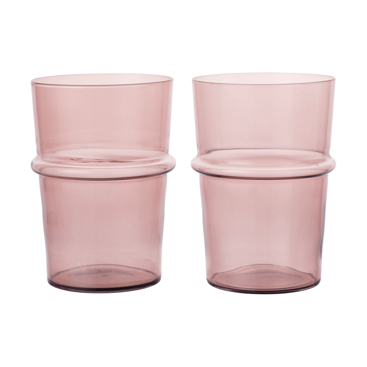 Ferm Living Boya drikkeglass høyt 45 cl 2-pakn. Mauve