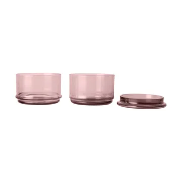 Boya stablbare bokser - 2 deler, mauve - Ferm Living