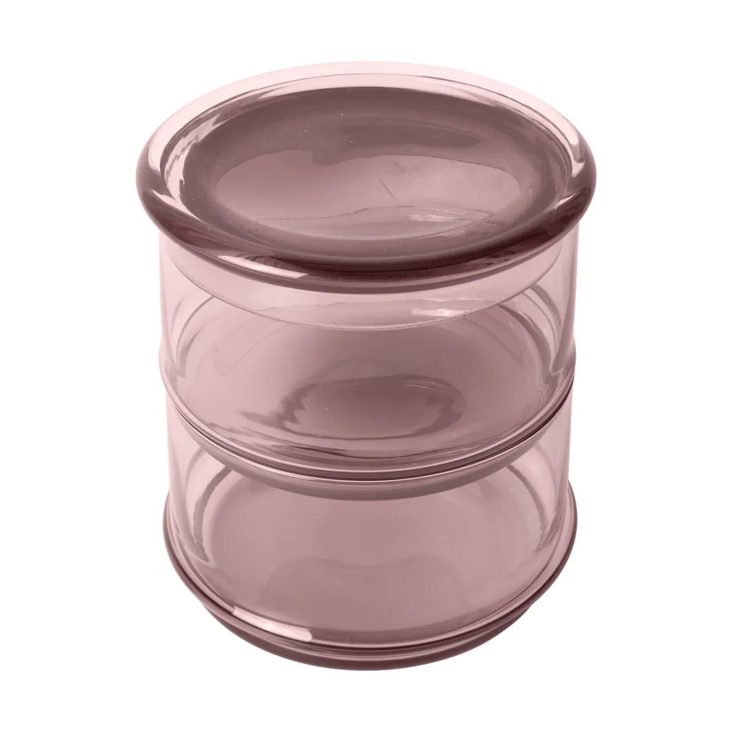 Boya stablbare bokser, 2 deler, mauve Ferm Living
