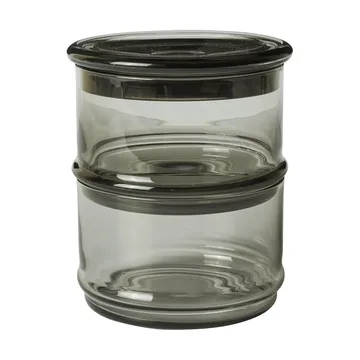Boya stablbare bokser - 2 deler, smoked grey - Ferm Living