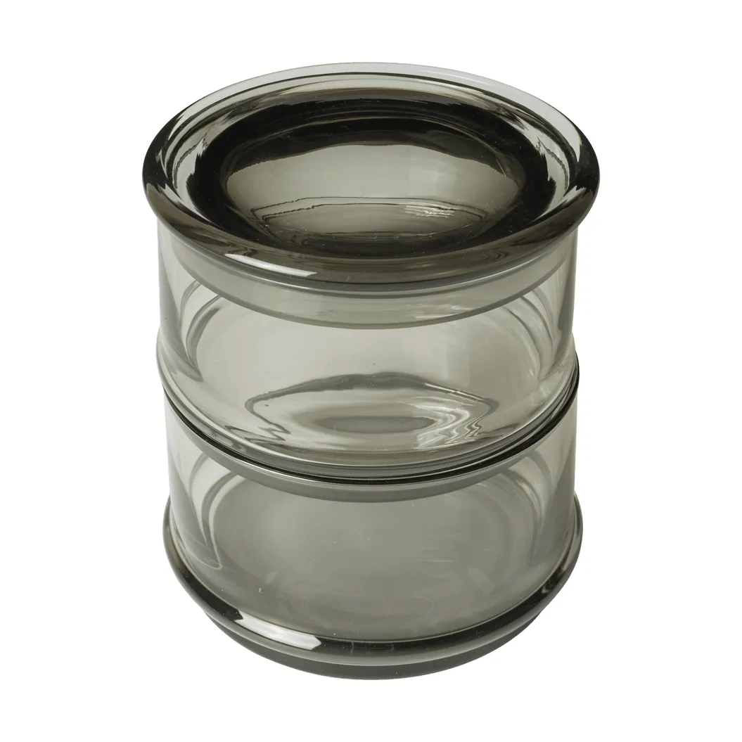 Boya stablbare bokser, 2 deler, smoked grey Ferm Living