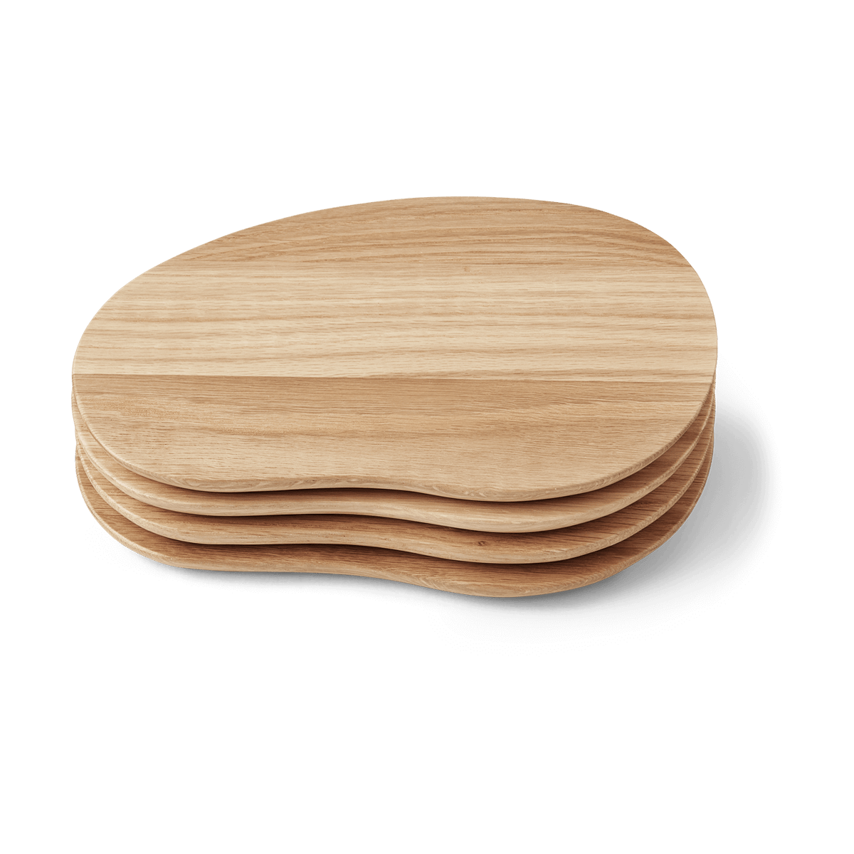 Ferm Living Cairn butter boards brett 4 deler Oak
