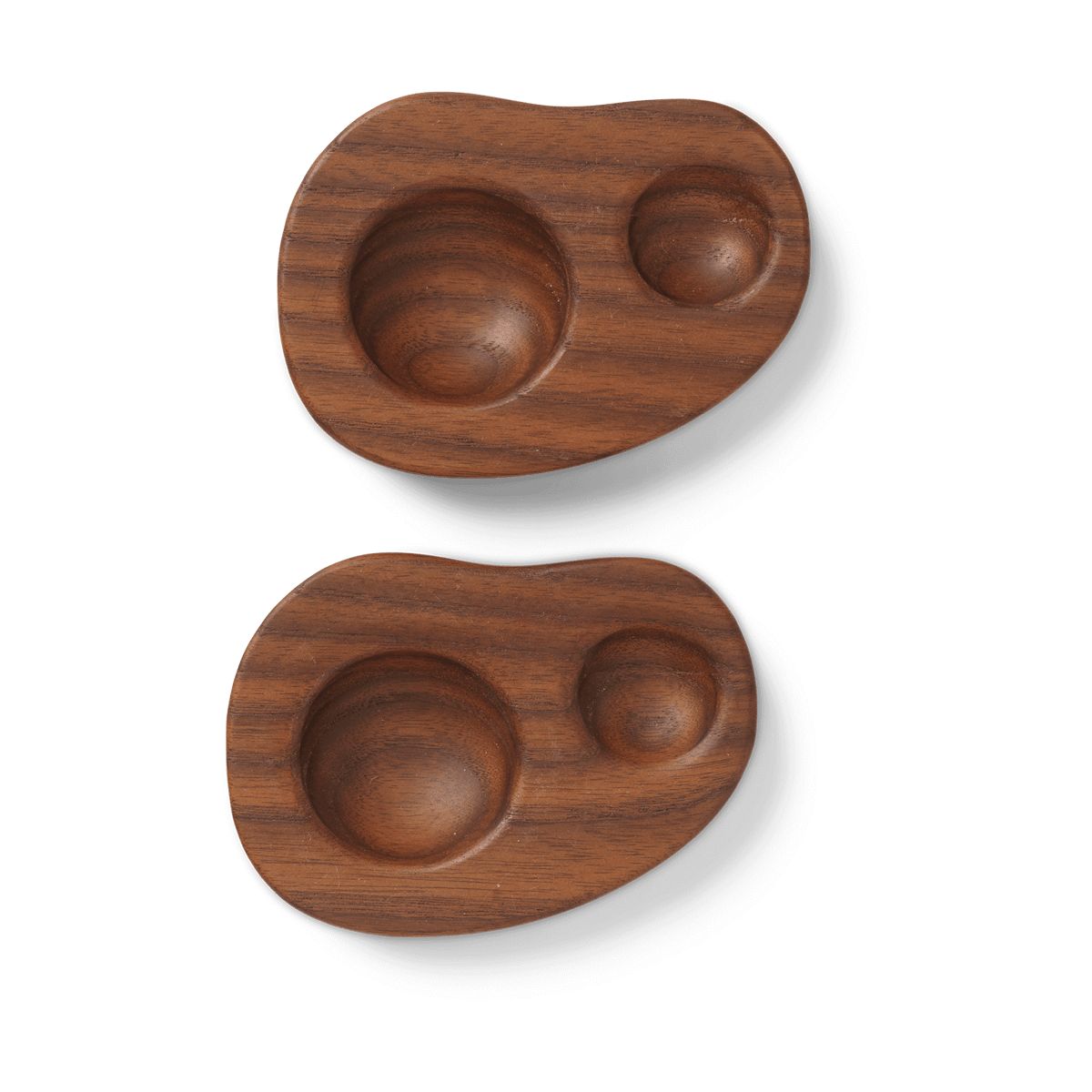 Ferm Living - Ferm Living 2 stk | Cairn Eggholder Dark Brown - Lunehjem.no - Interiør på nett