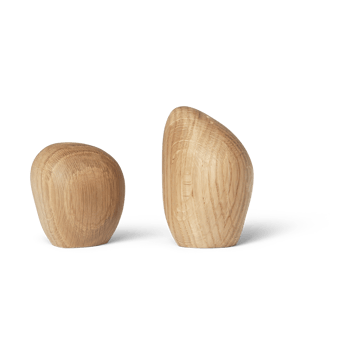 Cairn salt- og pepperkar - Oak - Ferm Living