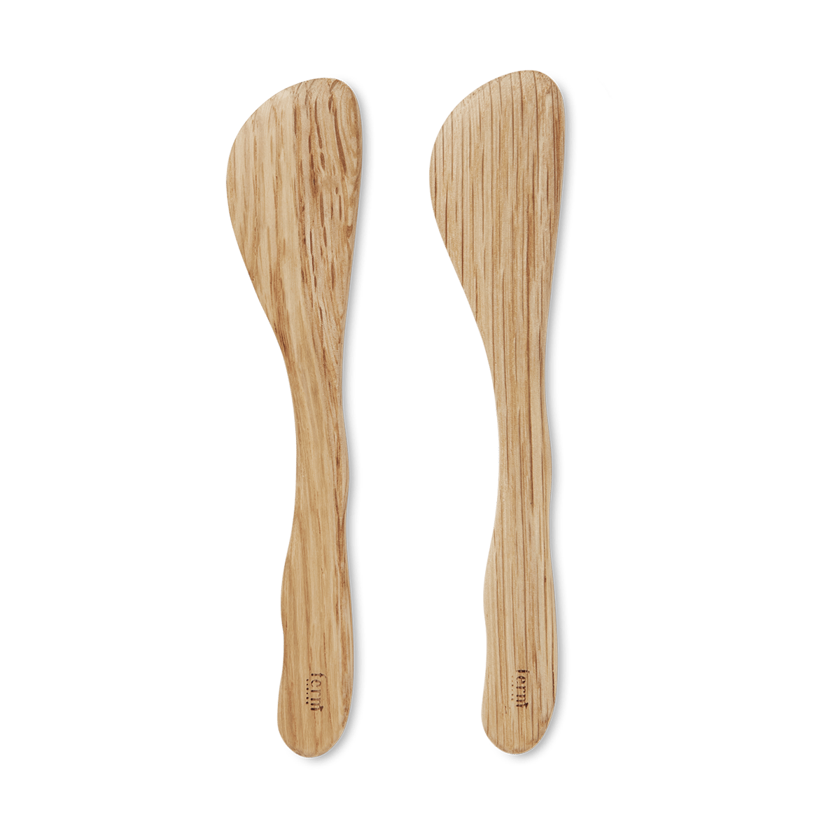 Ferm Living Cairn smørkniv 2-pakning Oak