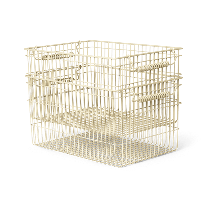 Cala stabelbar kurv 2-pakning, Cashmere Ferm Living