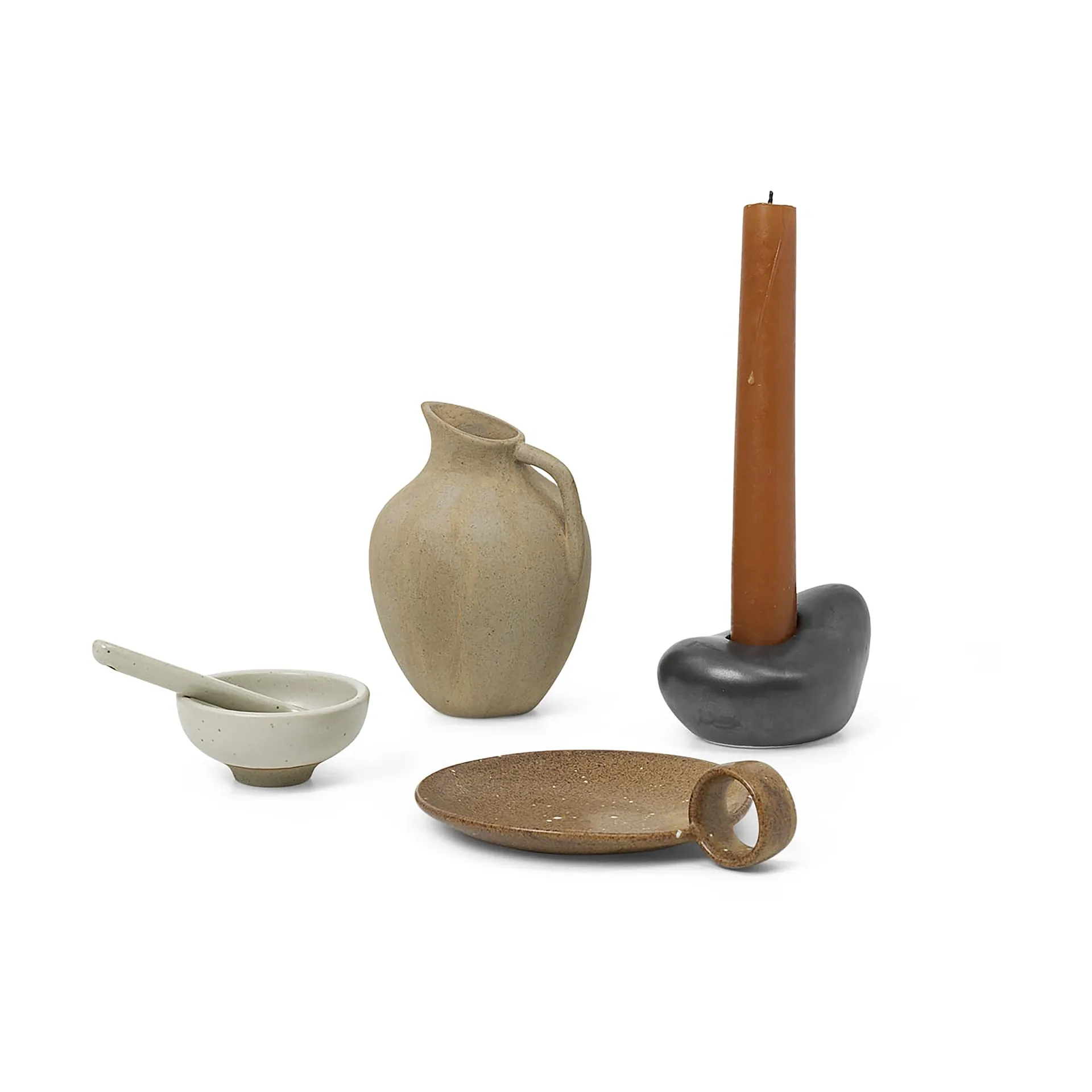 Ceramic adventsgaver 4 deler, Multi Ferm Living