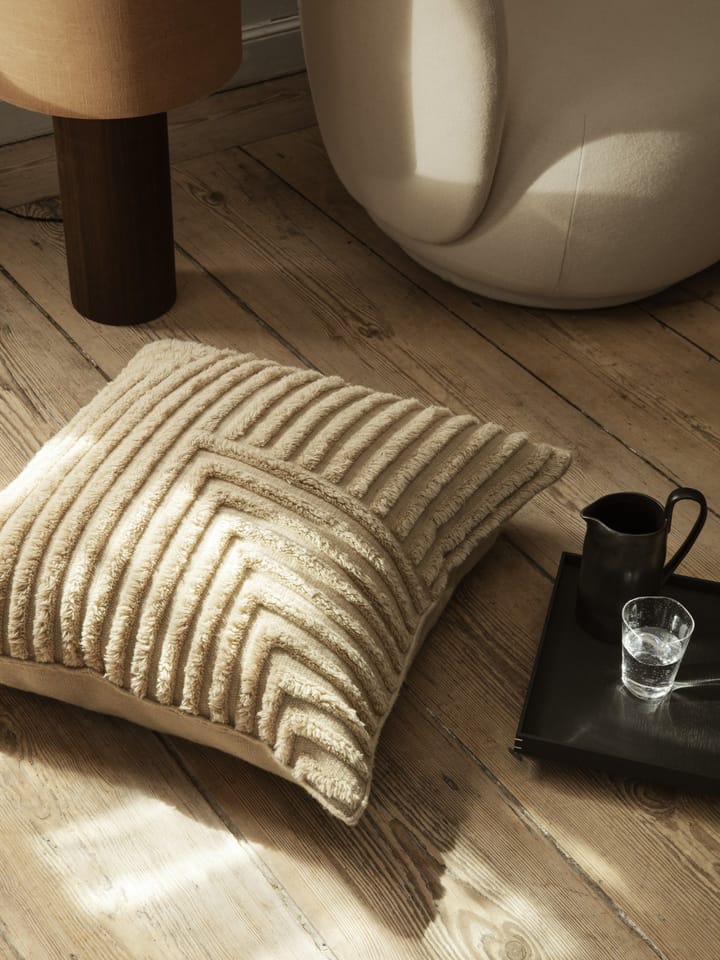 Crease pute 80 x 80 cm, Light Sand Ferm Living