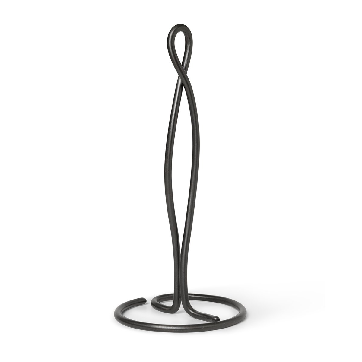 ferm LIVING - Curvature Paper Towel Holder Black Brass