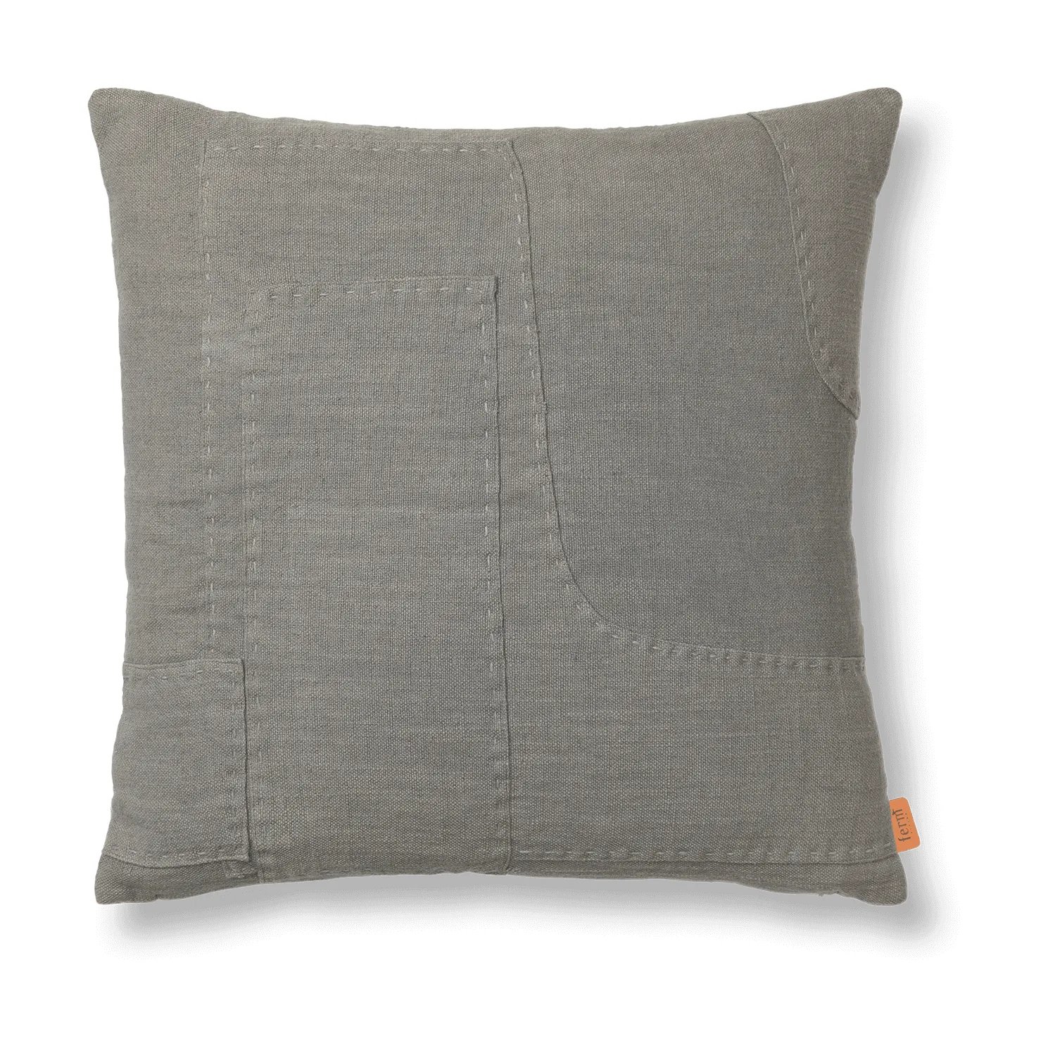 Darn putetrekk 50 x 50 cm, Blue Grey Ferm Living