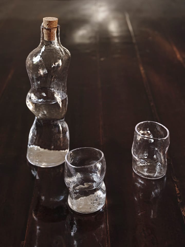 Dimple glass 27 cl 2-pakning, Clear Ferm Living