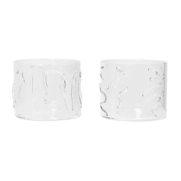 Doodle drikkeglass low 2-pakning - 20 cl - Ferm Living