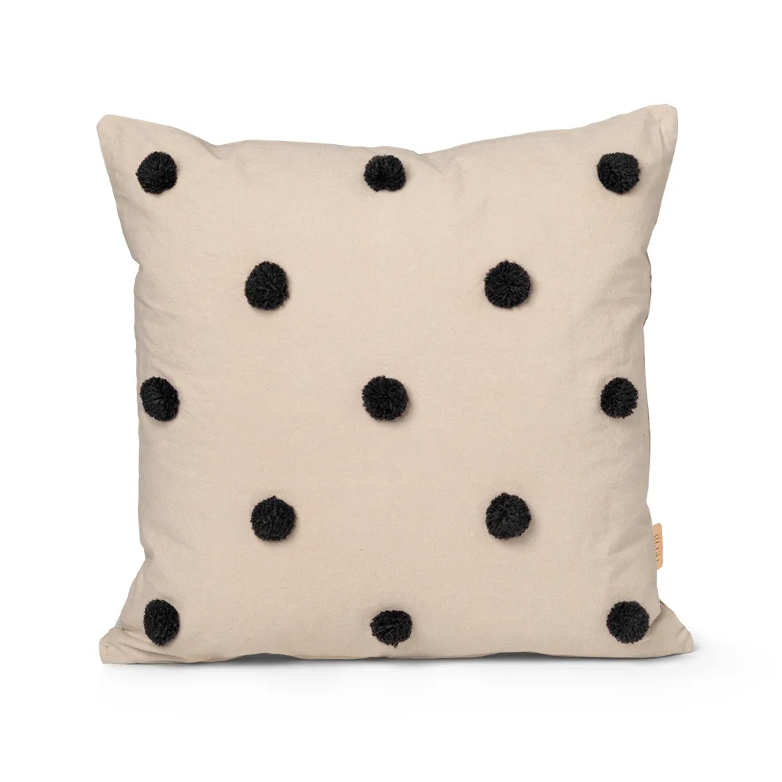 Dot pute 50x50 cm, Sand-black Ferm Living
