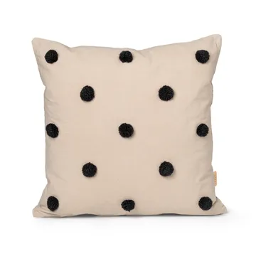 Dot pute 50x50 cm - Sand-black - Ferm Living