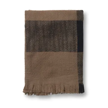 Dry ullpledd 120 x 180 cm - Sugar Kelp / Black - Ferm Living