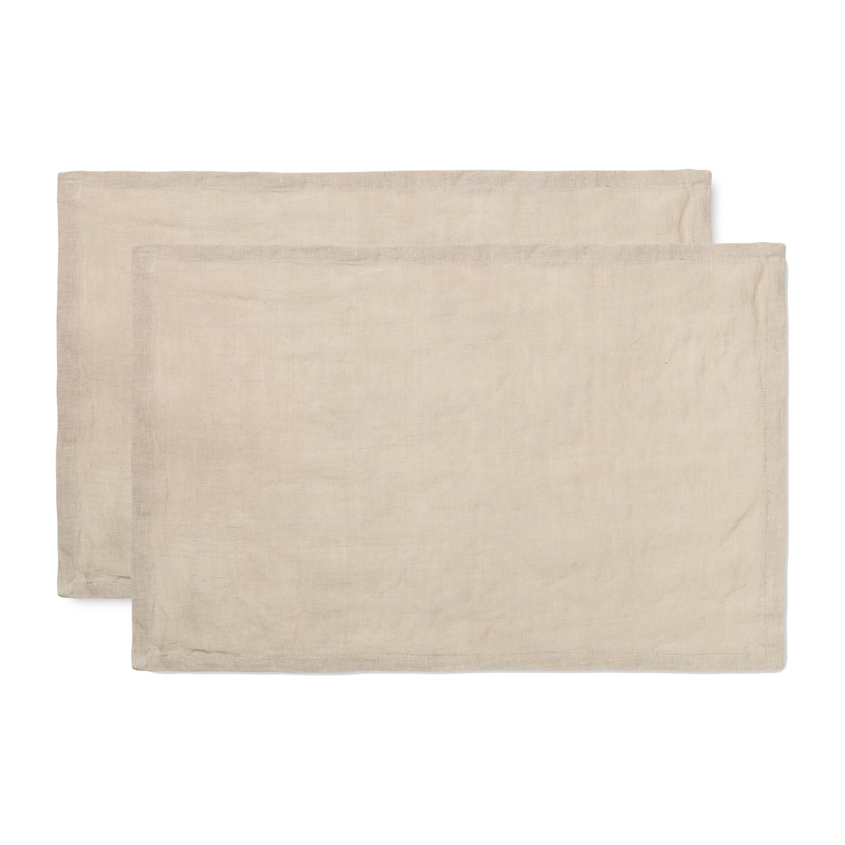 Ferm Living Ferm Living spisebrikke lin 2-pakning Natural