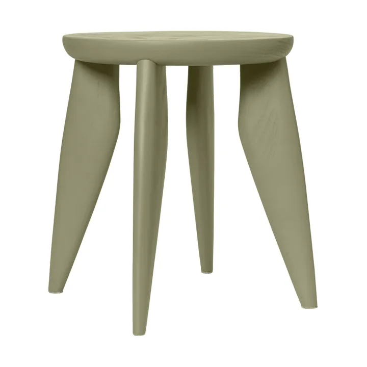 Feve kids rund krakk - Elm green - Ferm Living
