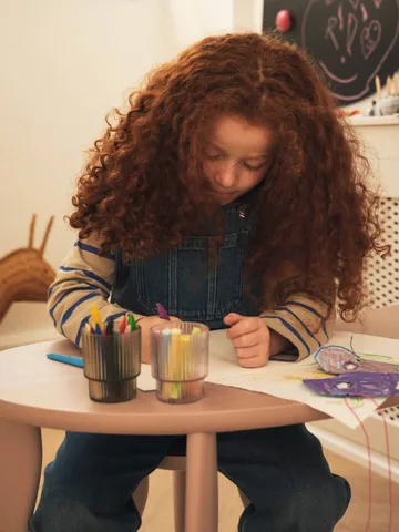 Feve kids skrivebord - Rose - Ferm Living
