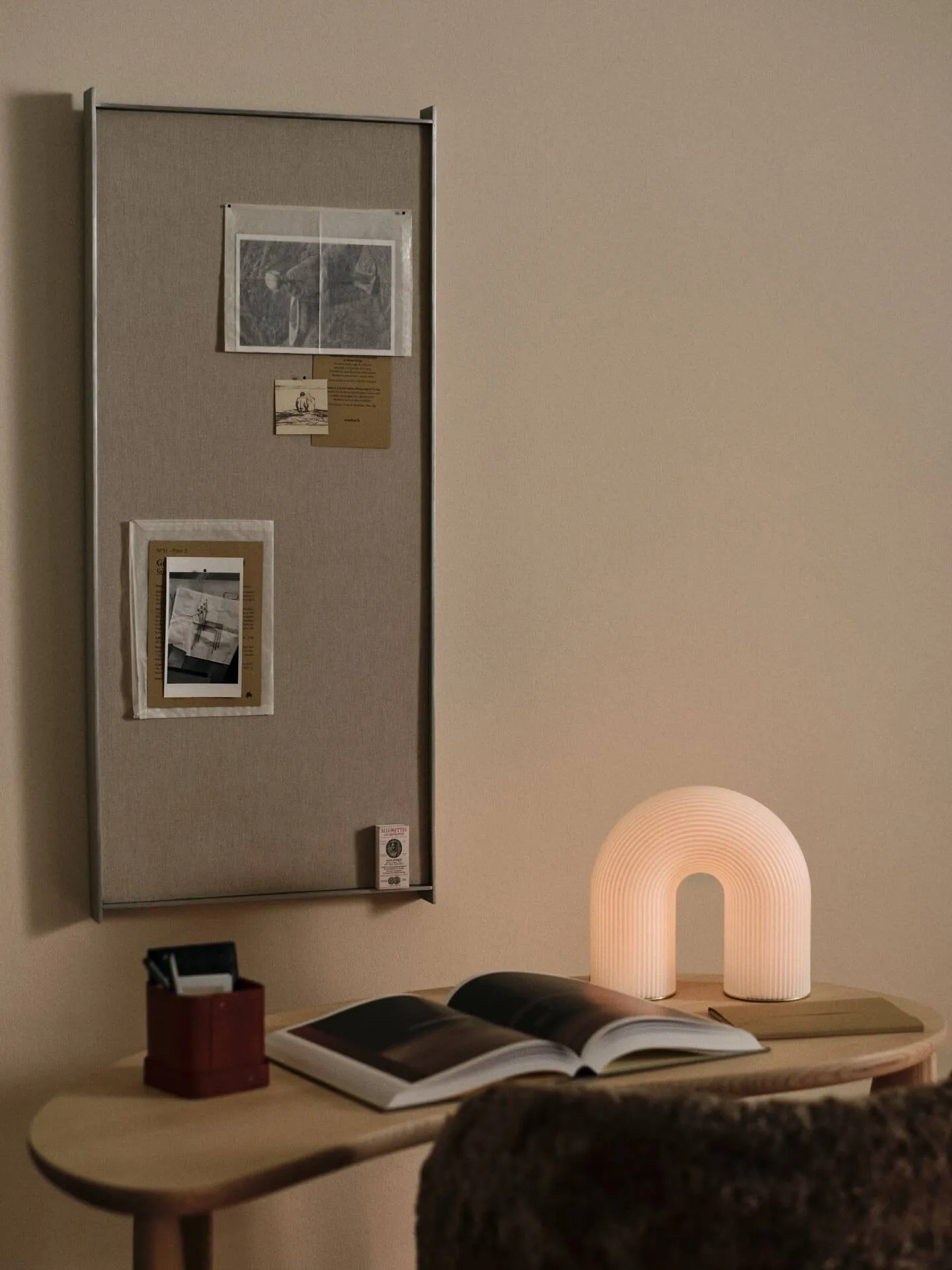 Feve skrivebord 60 x 117 cm, Natural ash Ferm Living