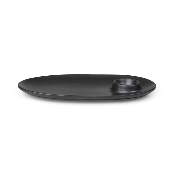 Flow frokosttallerken 14x23,5 cm, Black ferm LIVING