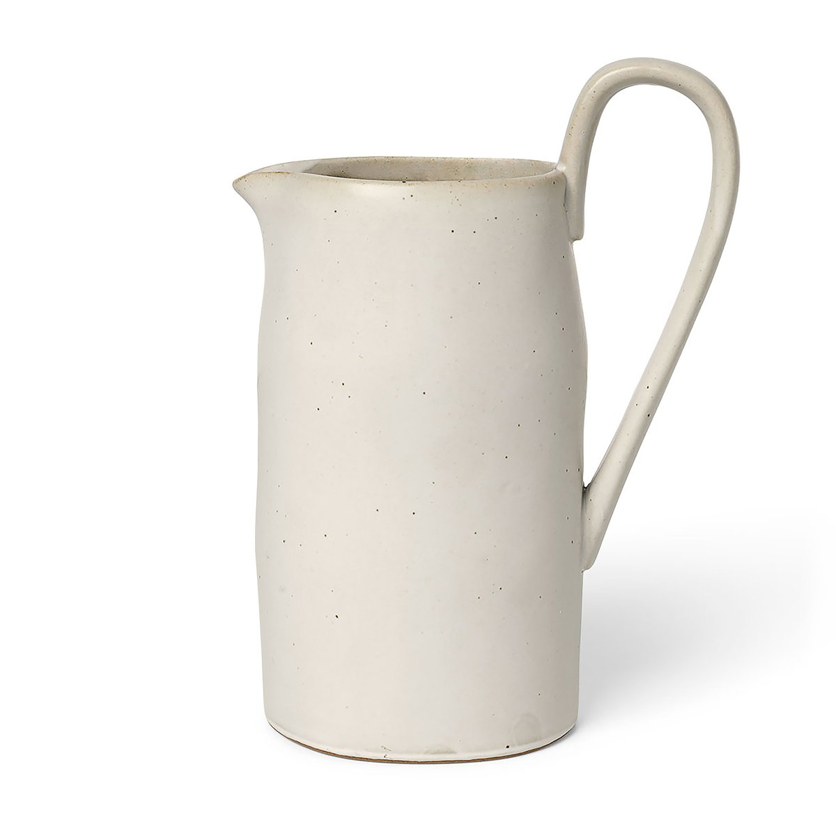 Ferm Living Flow kanne 1 L Off-white speckle