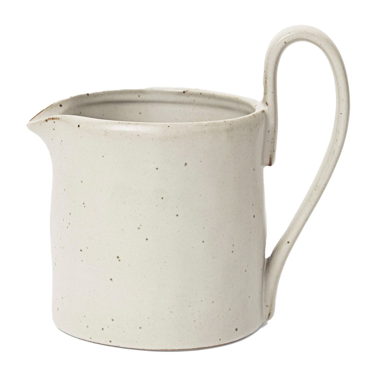 Ferm Living Flow melkekanne 30 cl Off-white speckle