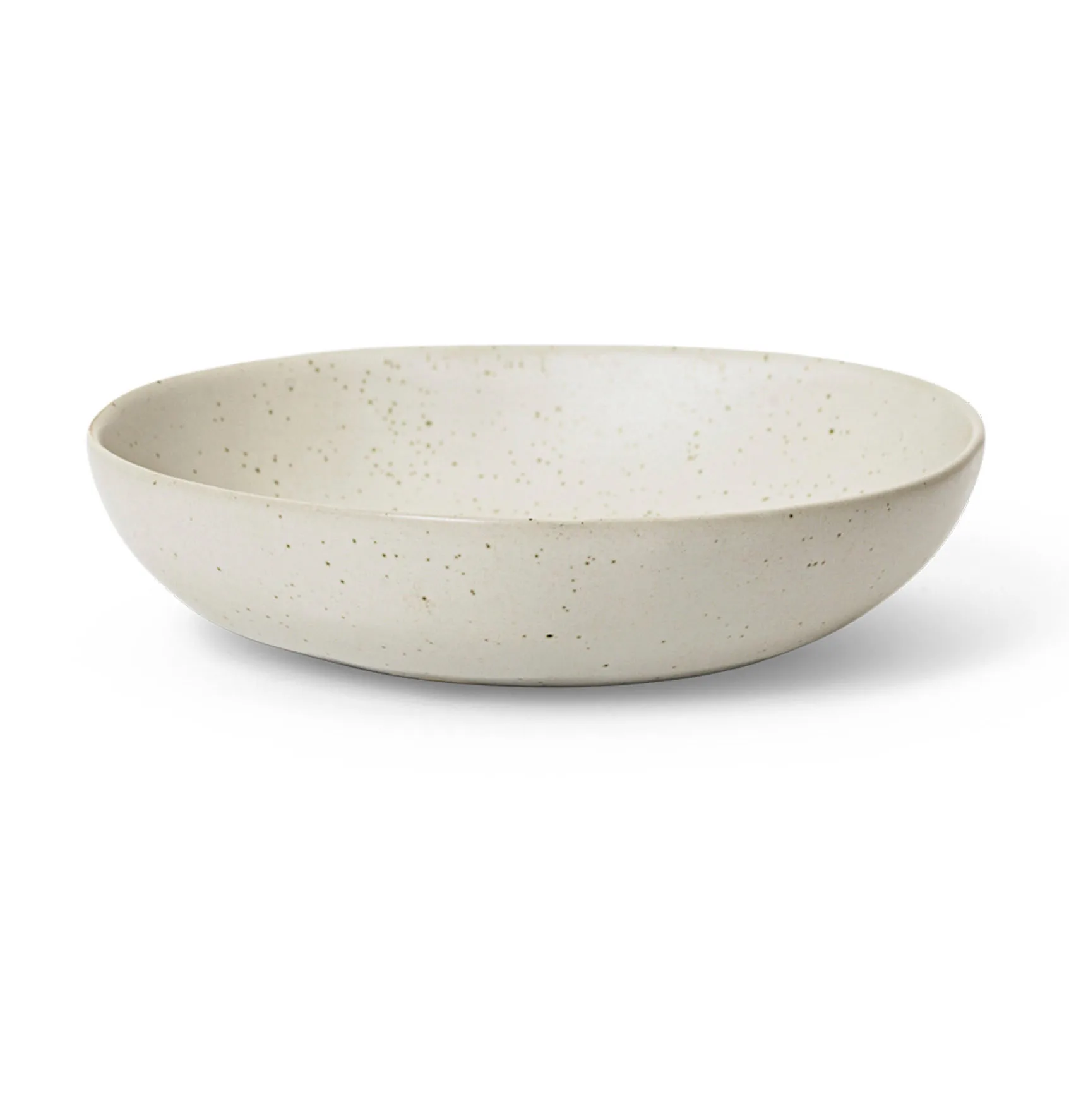 Flow skål large Ø 19,5 cm, Off-white speckle Ferm Living