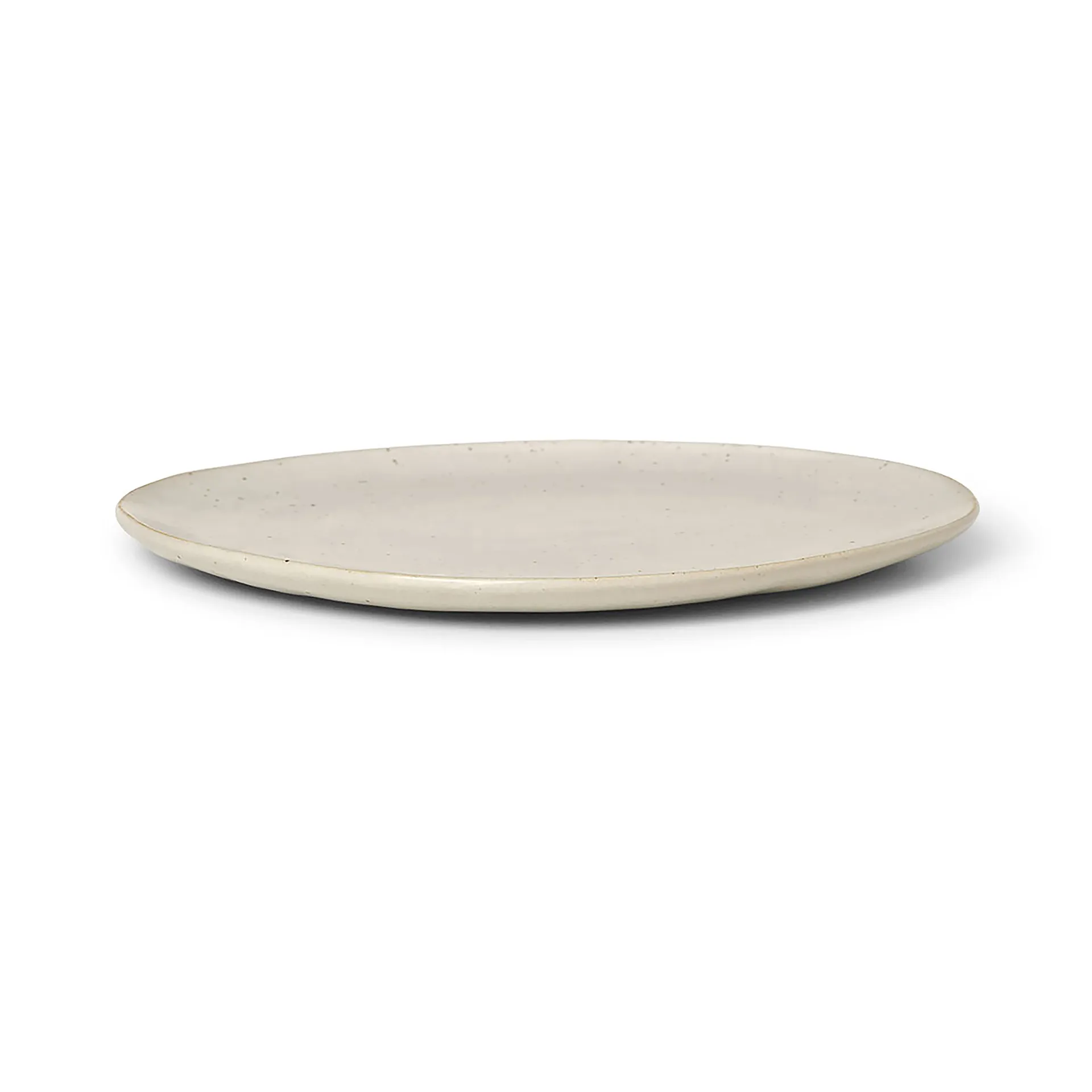Flow tallerken 22 cm, Off-white speckle Ferm Living