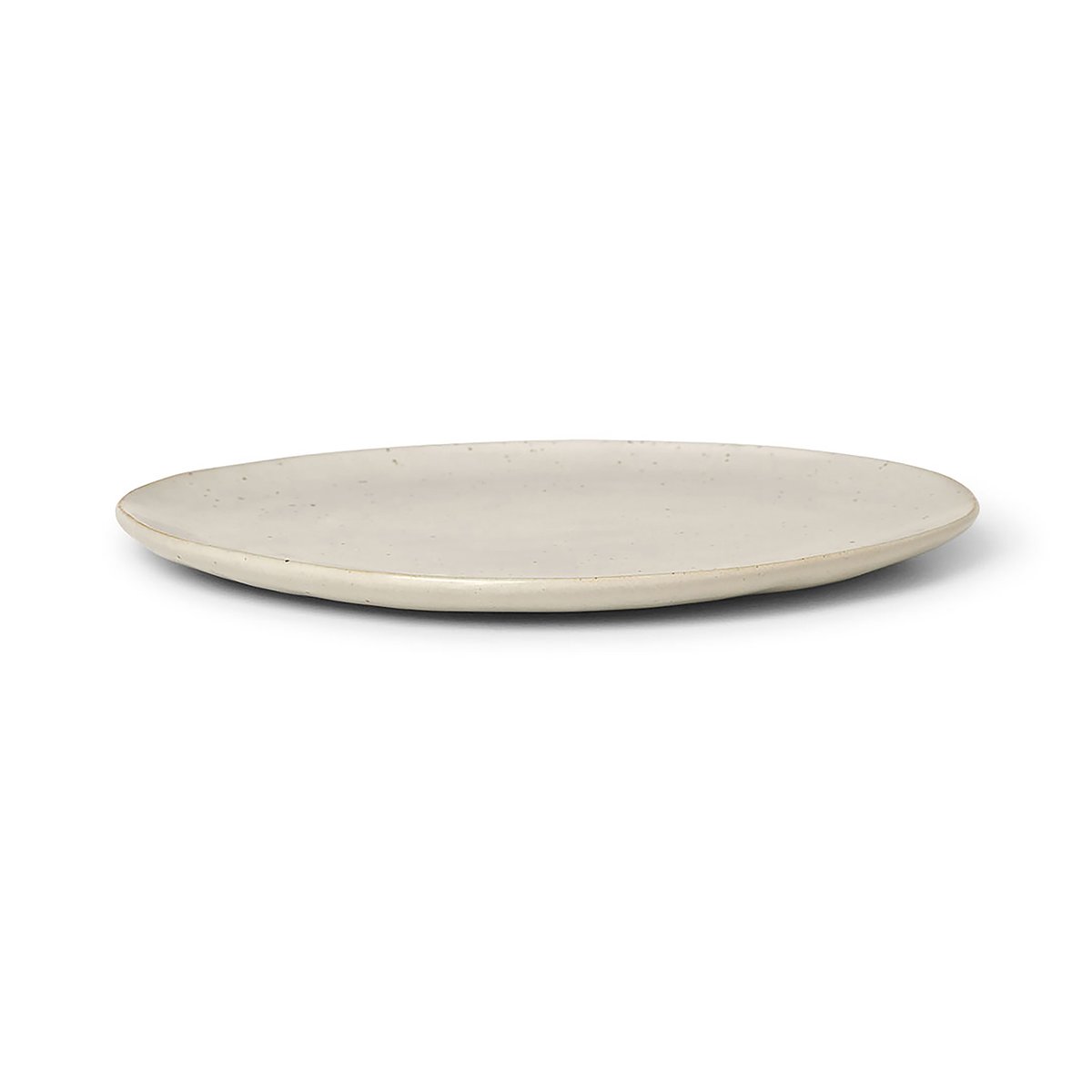 Ferm Living Flow tallerken 22 cm Off-white speckle