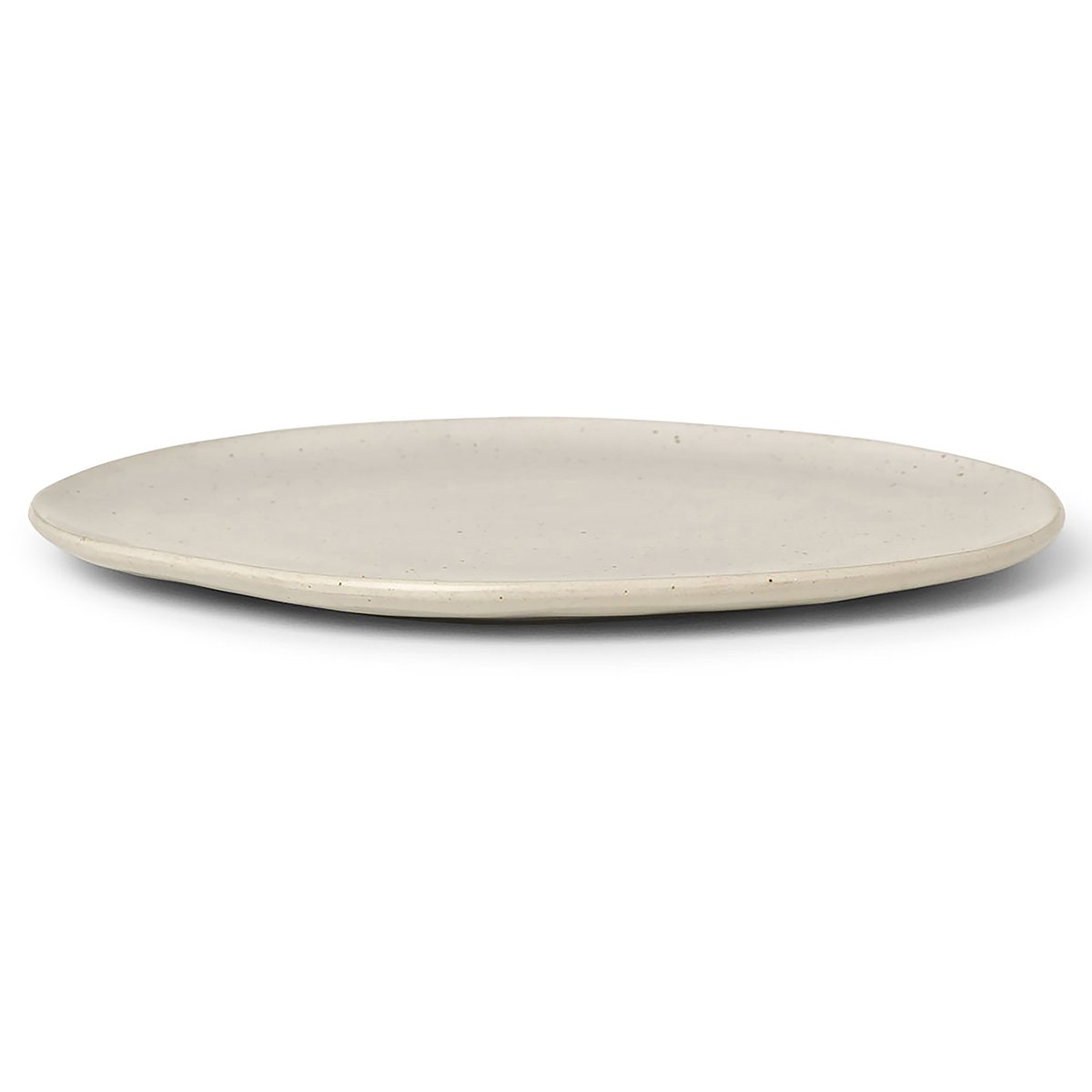 Ferm Living Flow tallerken 27 cm Off-white speckle