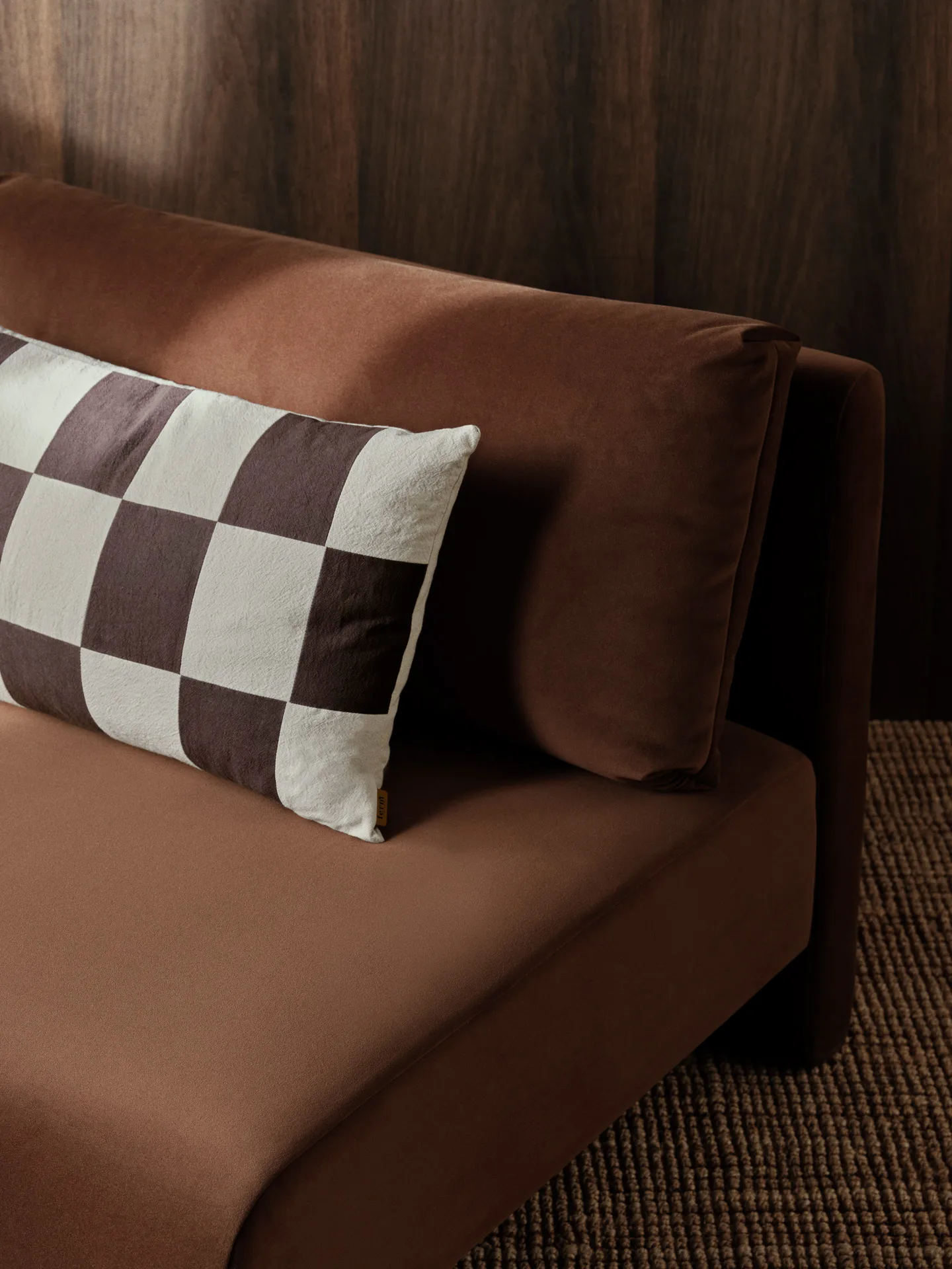 Fold patchwork putetrekk 40x60 cm, Coffee-undyed Ferm Living