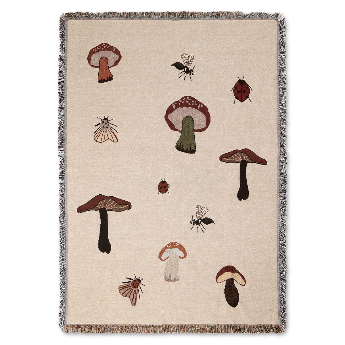 Ferm Living Forest tapestry pledd 120 x 170 cm Sand