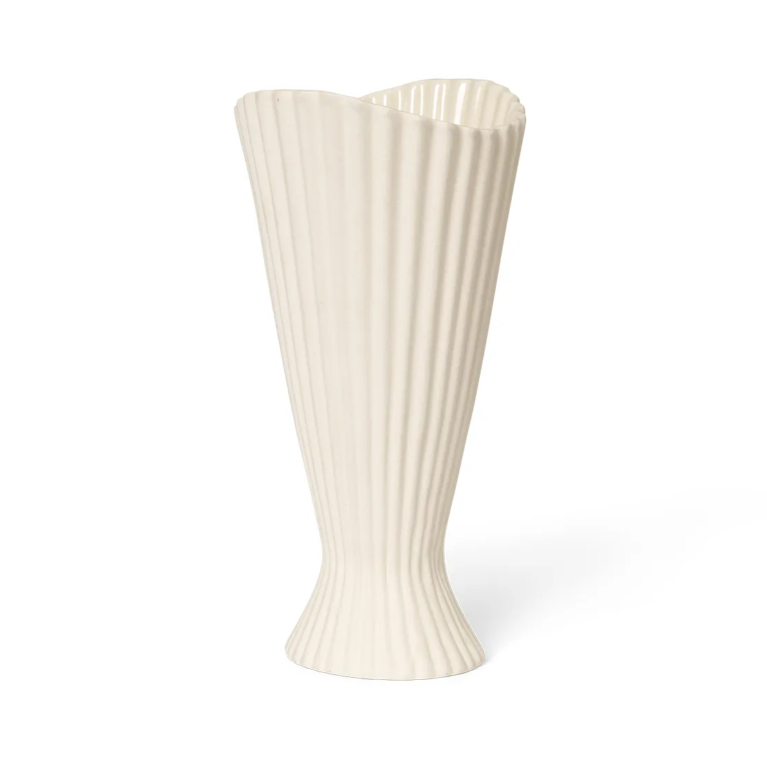 Fountain vase 23 cm, Off white Ferm Living