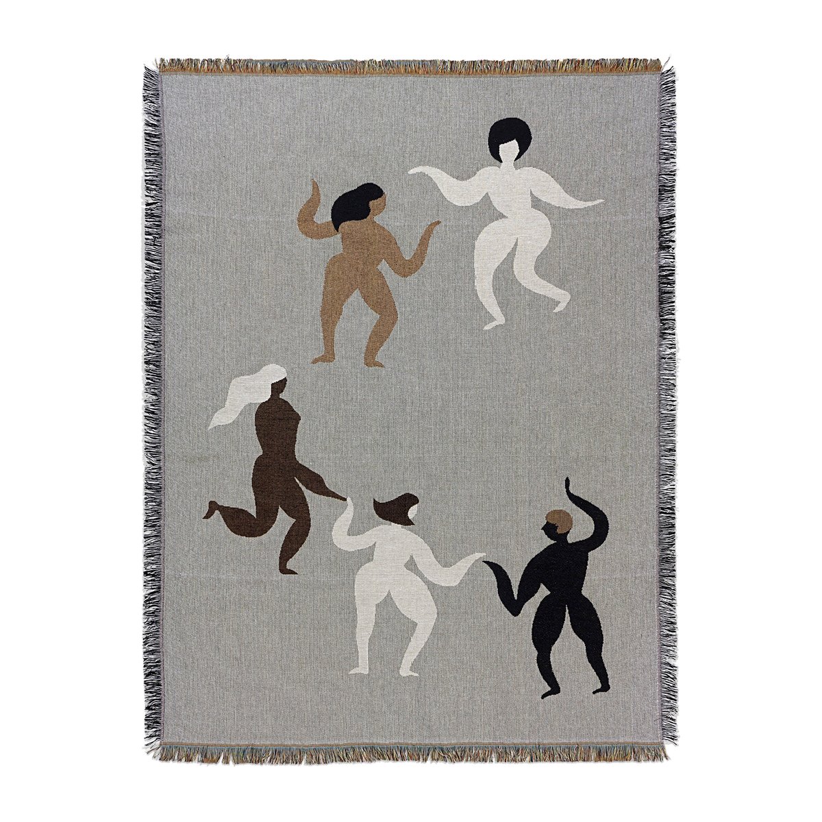 Ferm Living Free tapestry pledd 120 x 170 cm Grey