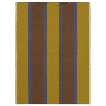 Hale kjøkkenhåndkle 50x70 cm - Lime-bright blue-chocolate - Ferm Living
