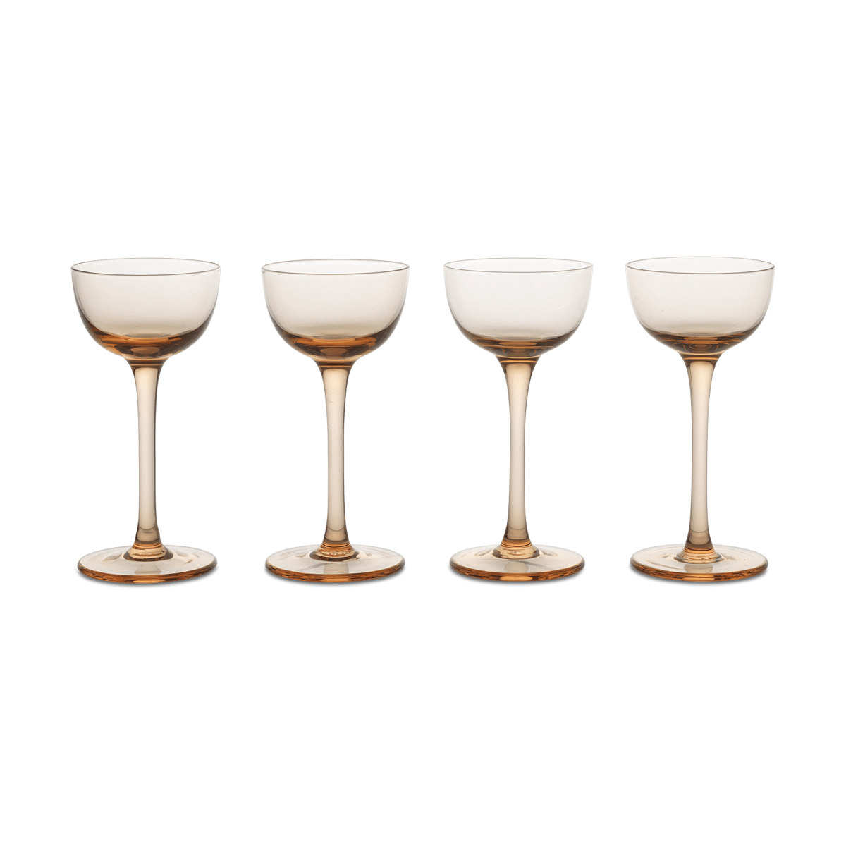 Ferm Living Host likørglass 4-pakning Blush