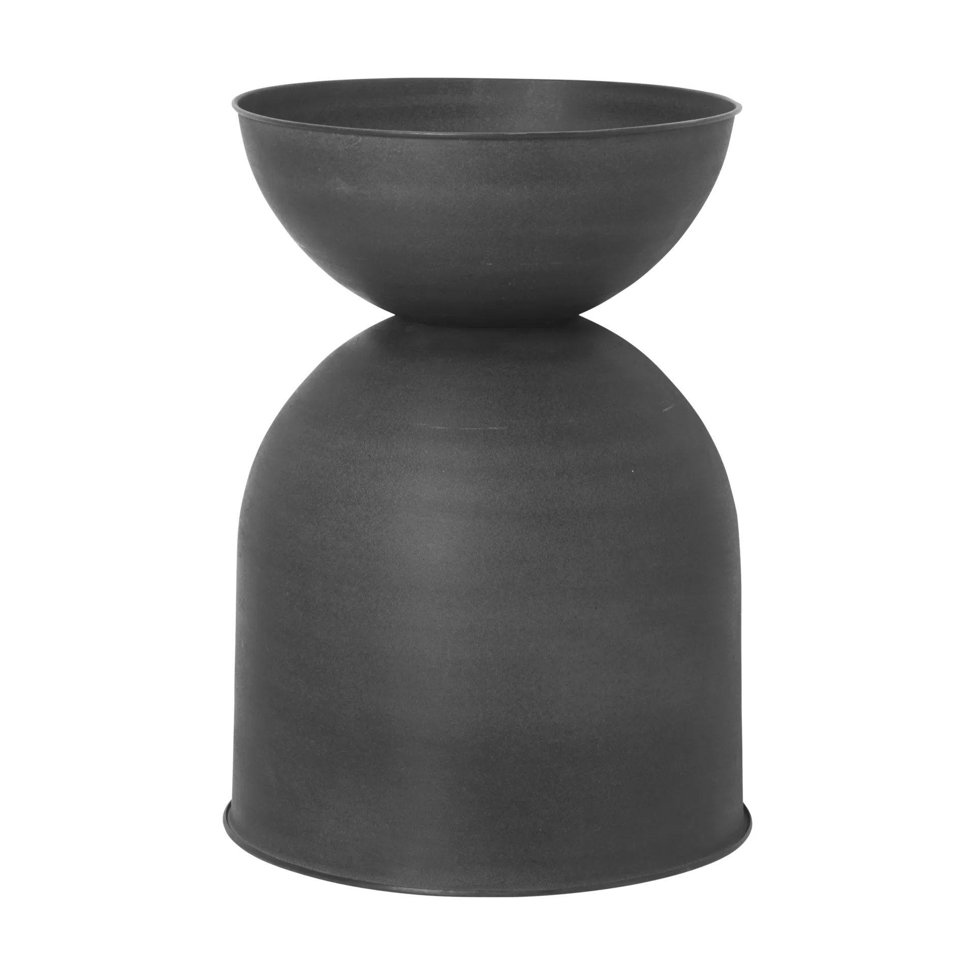 Hourglass krukke medium Ø40 cm, Svart-mørkegrå Ferm Living