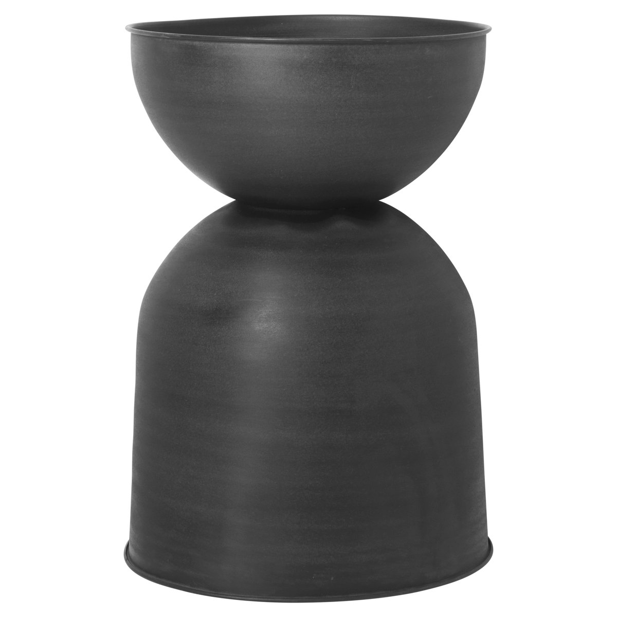 ferm LIVING - Hourglass Plantepotte Large Black
