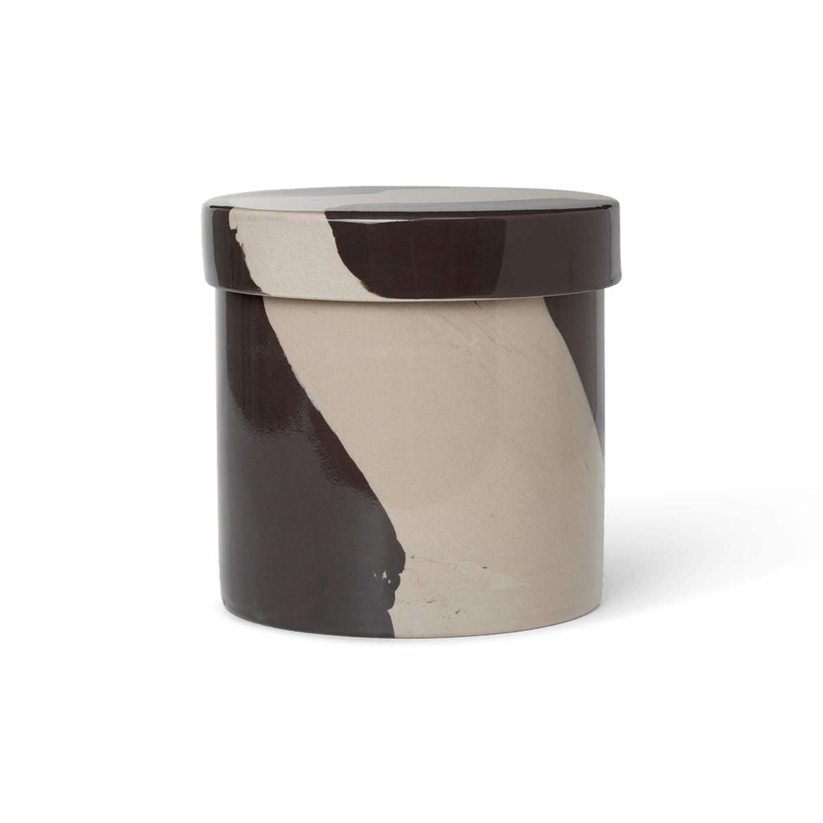 Ferm Living Inlay oppbevaringsboks Ø14,5 cm Sand-brown