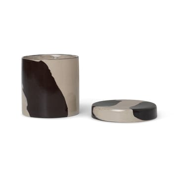 Inlay oppbevaringsboks Ø9,8 cm - Sand-brown - ferm LIVING