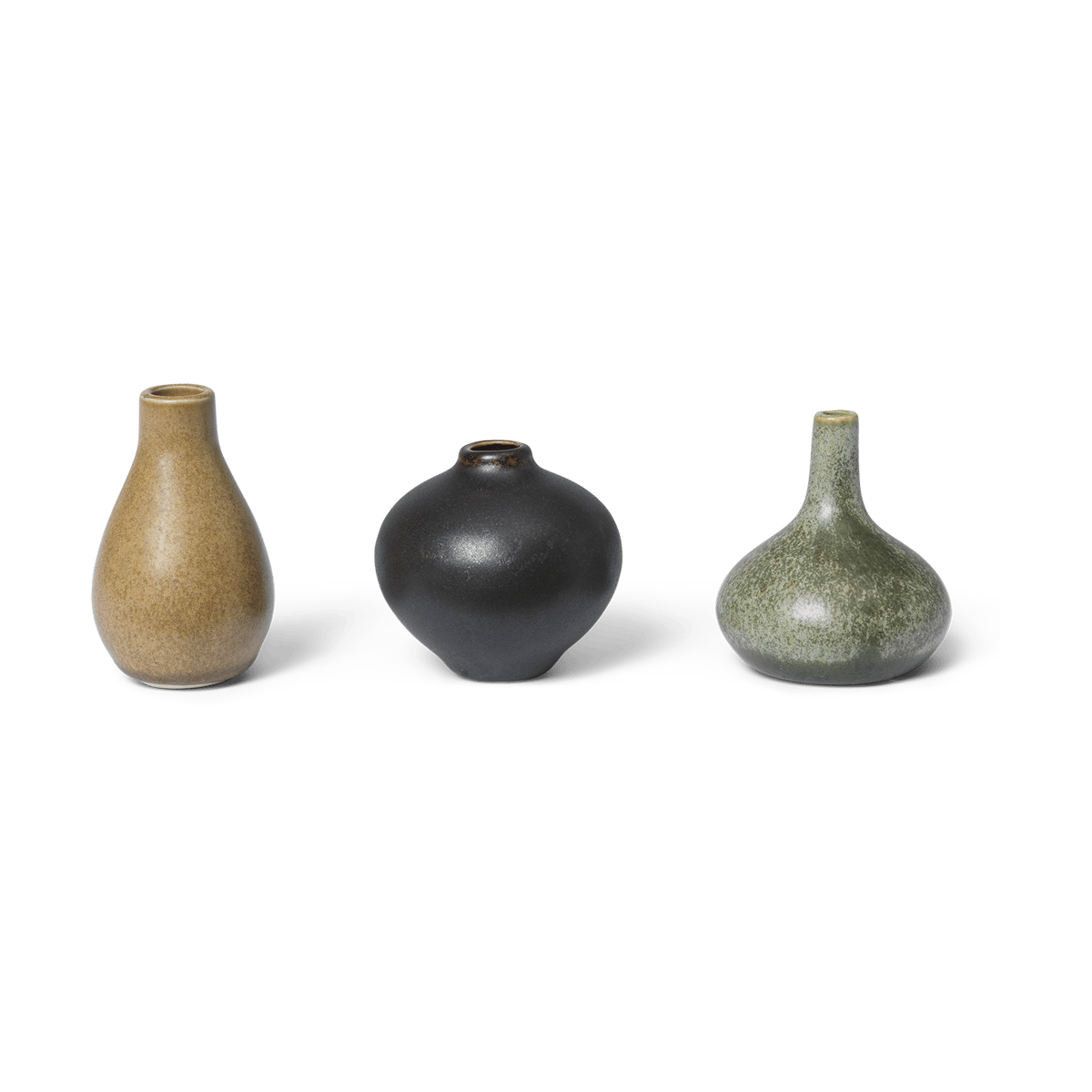 Ferm Living Komo vasee mini sett med 3 Calm