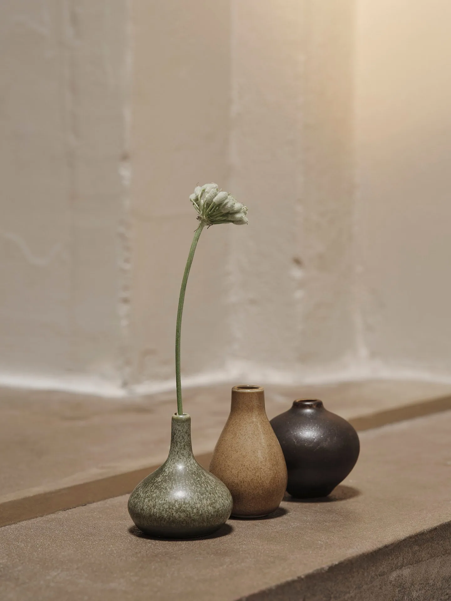 Komo vasee mini sett med 3, Calm Ferm Living