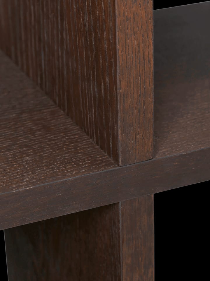Kona bokhylle 1x4, Dark stained Ferm Living