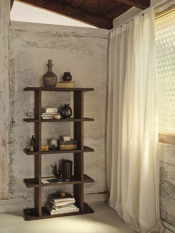 Kona bokhylle 1x4 - Dark stained - Ferm Living